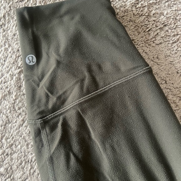 lululemon athletica Olive Green Leggings - Picture 2 of 2